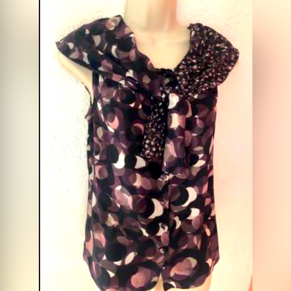 Vintage Jean Paul Gaultier femme 100% silk sz 8 top excellent condition